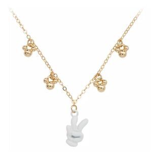 Mickey Mouse Glove Necklace Jewelry NEW Disney Gift